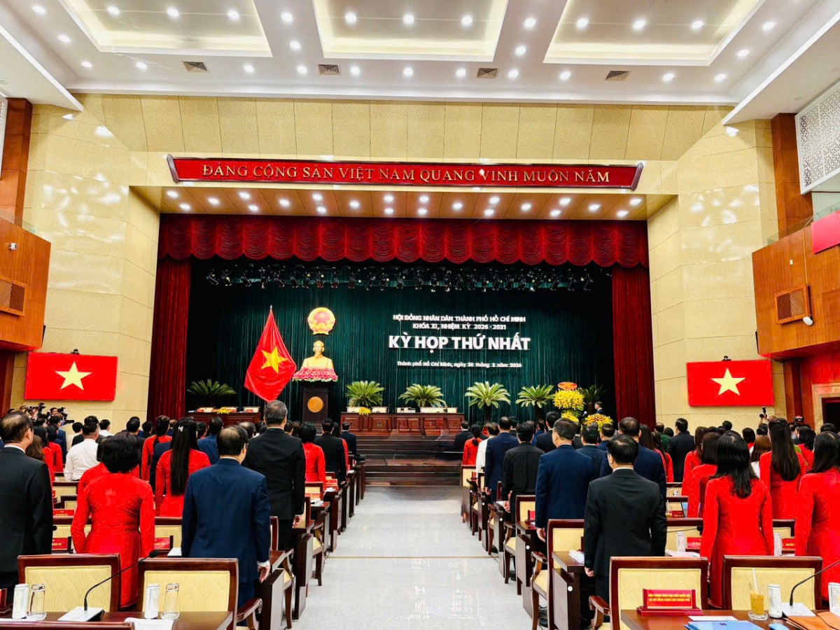 Khai mạc kì họp thứ Nhất, Hội đồng Nhân dân Thành phố Hồ Chí Minh