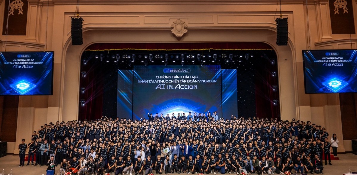 VINGROUP khai giảng khóa đầu tiên Chương trình đào tạo 20.000 nhân tài AI thực chiến
