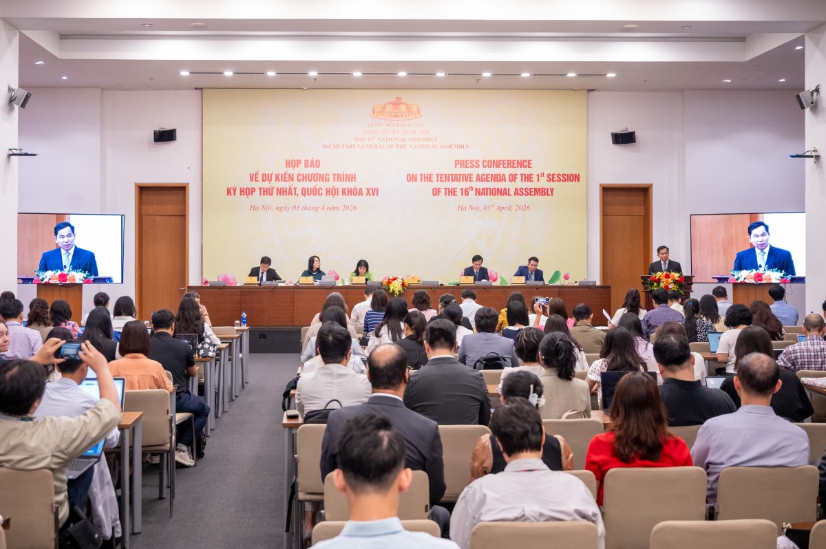 Văn phòng Quốc hội: Họp báo thông tin chương trình Kỳ họp thứ Nhất, Quốc hội Khóa XVI