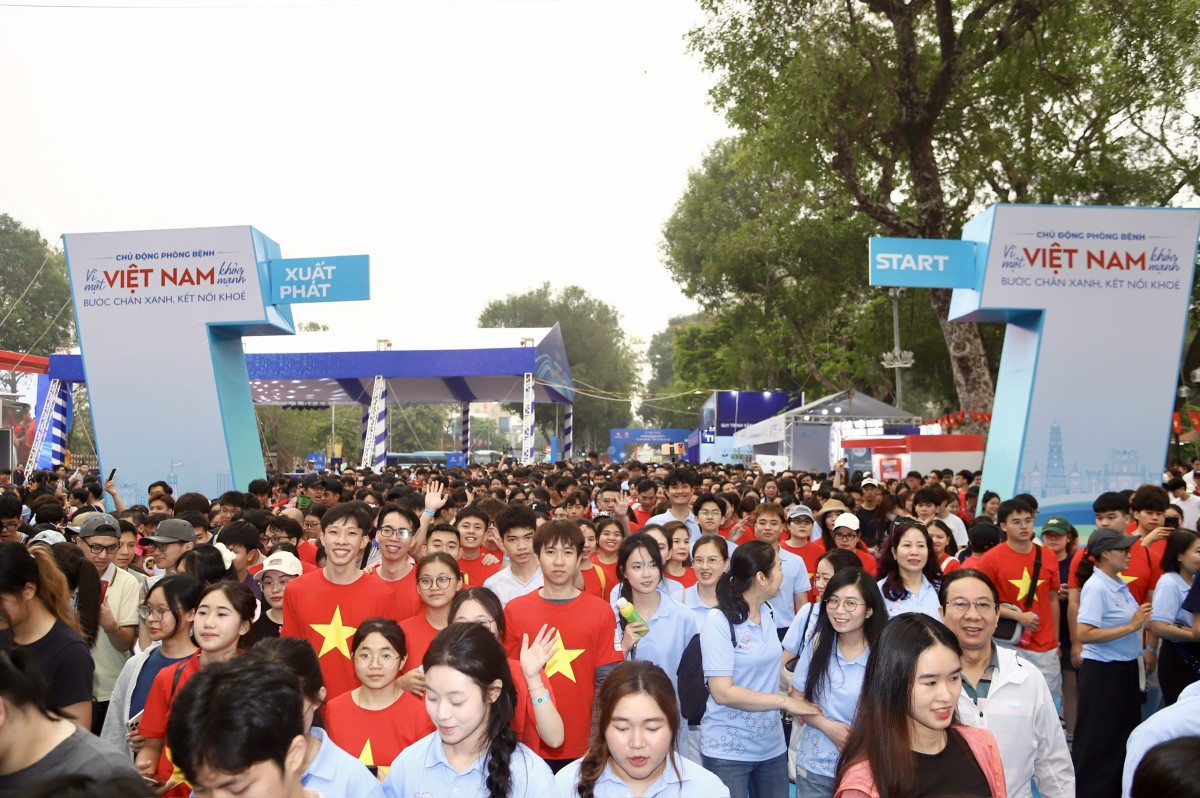 Lễ mít tinh phát động Ngày Sức khỏe toàn dân - Vì một Việt Nam khỏe mạnh