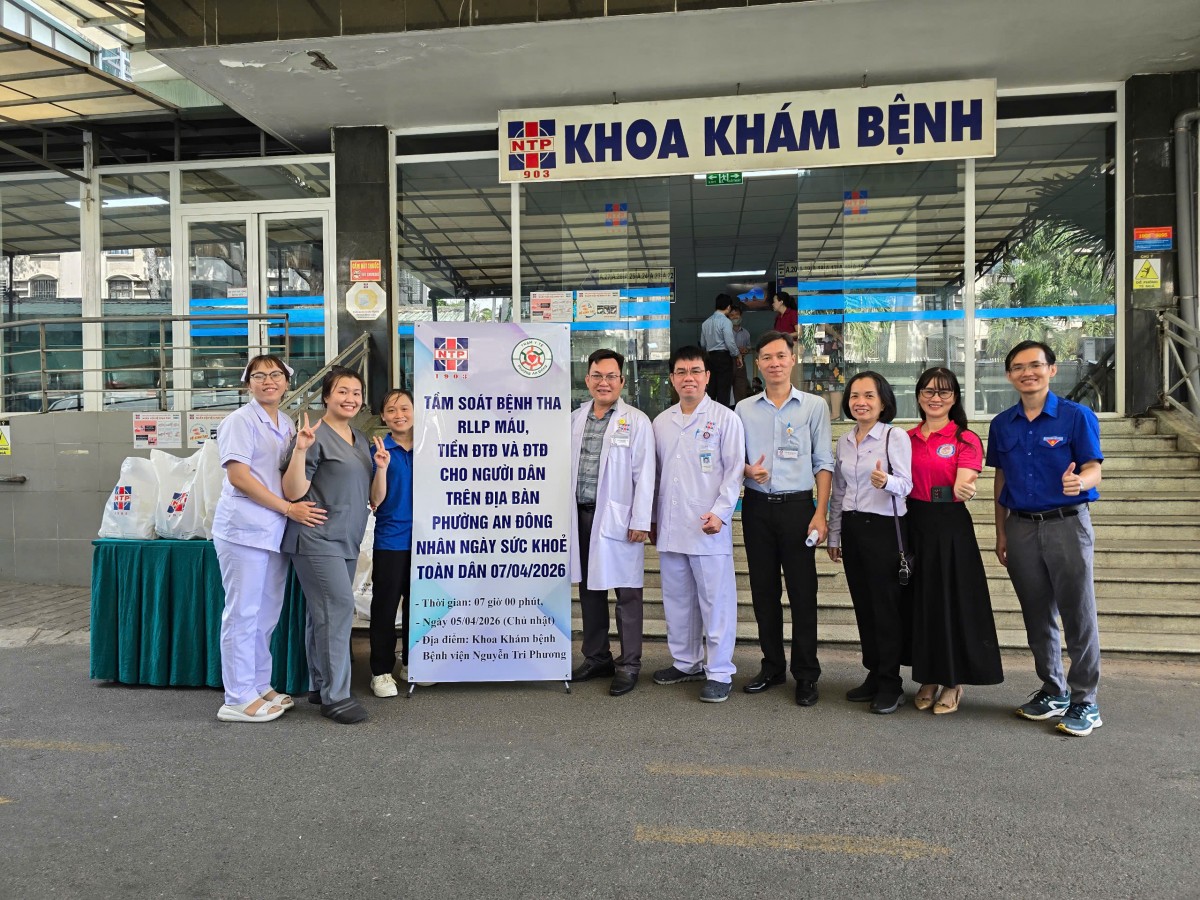Bệnh viện Nguyễn Tri Phương khám bệnh miễn phí hưởng ứng ngày Sức khỏe Toàn dân