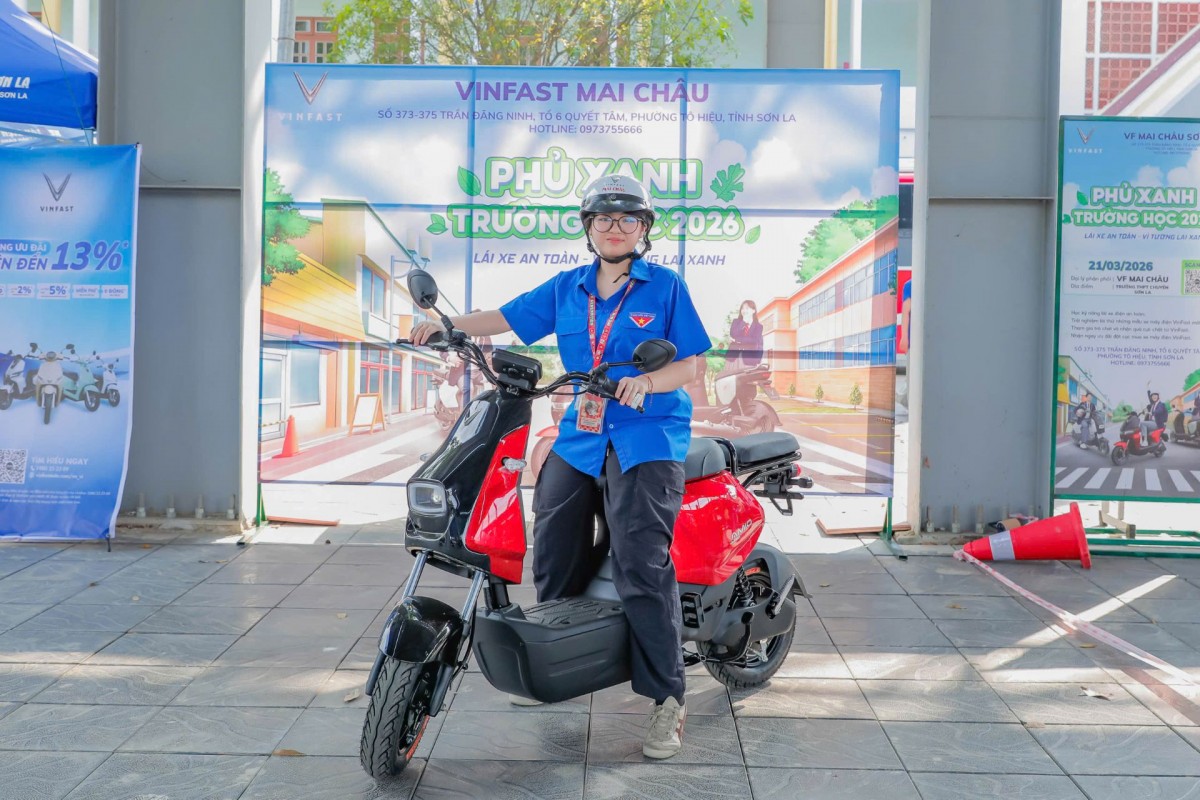 VinFast Amio: Xe máy điện “đo ni đóng giày” cho học sinh và người nội trợ