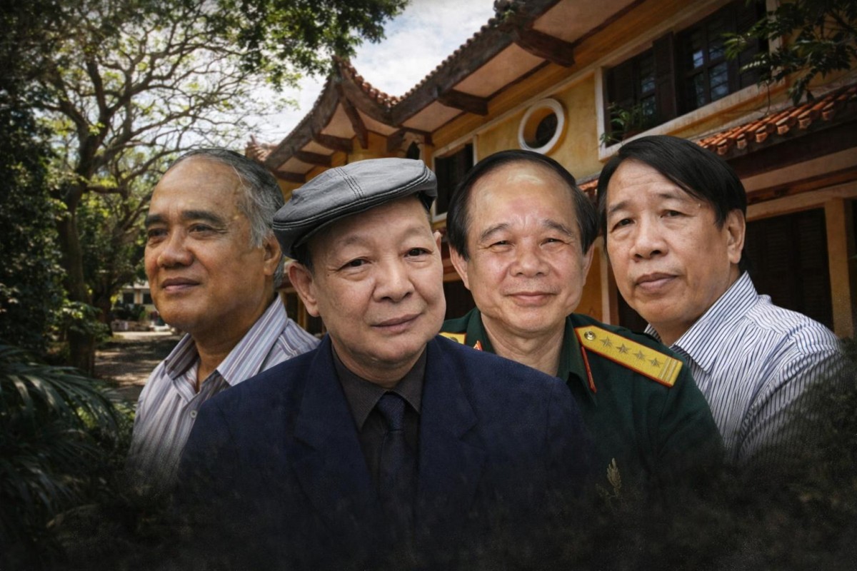 Bốn văn nhân, một mạch văn chương