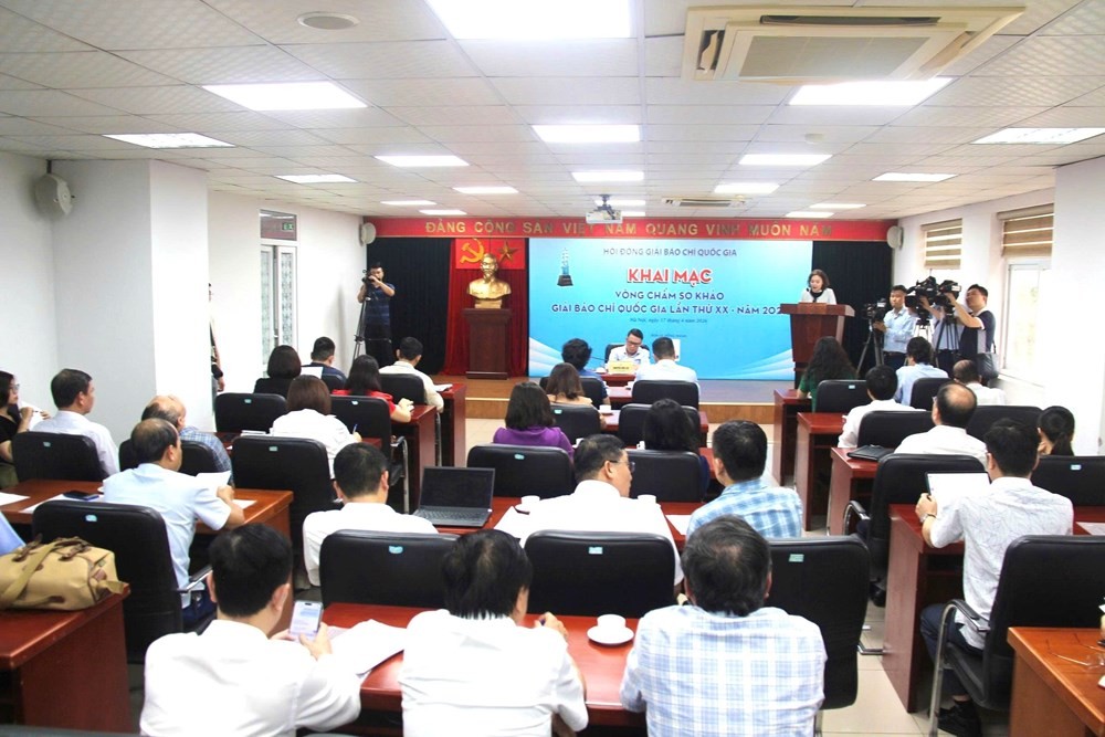 Gần 1700 tác phẩm đủ điều kiện tham gia Vòng sơ khảo Giải Báo chí Quốc gia lần thứ XX