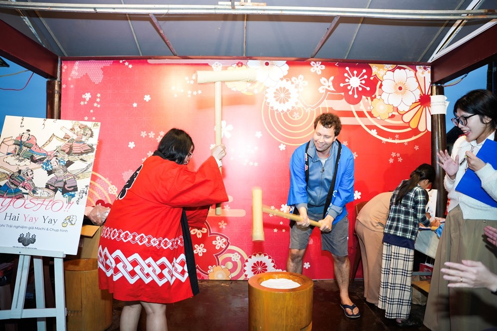 Trải nghiệm các trò chơi dân gian Nhật Bản, Việt Nam. Ảnh: BTC