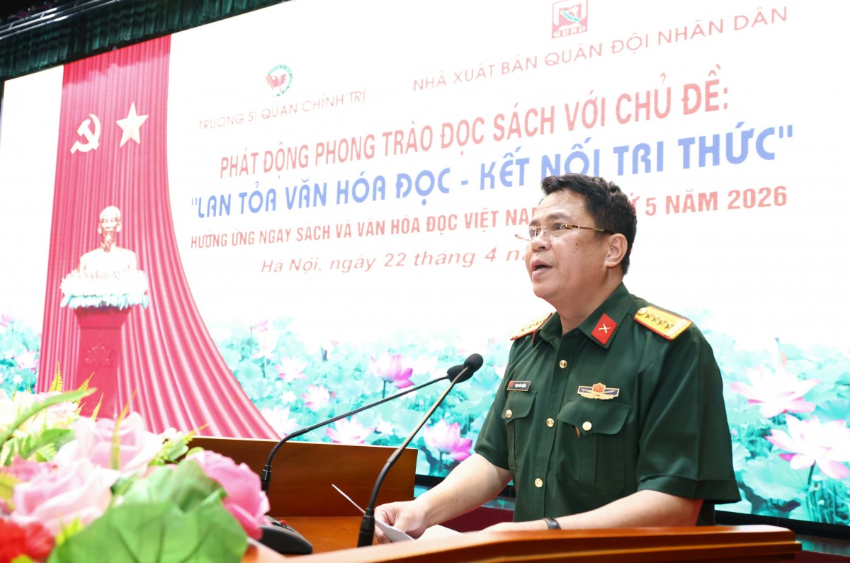 Phát triển văn hóa đọc trong toàn quân, góp phần đáp ứng yêu cầu nhiệm vụ xây dựng Quân đội nhân dân Việt Nam cách mạng, chính quy, tinh nhuệ, hiện đại trong tình hình mới