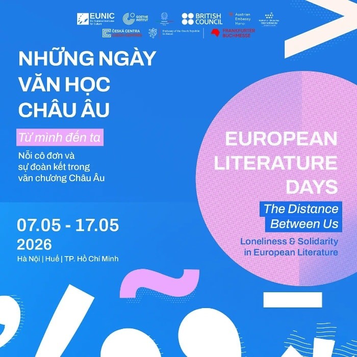 Những ngày Văn học châu Âu 2026 tại Việt Nam