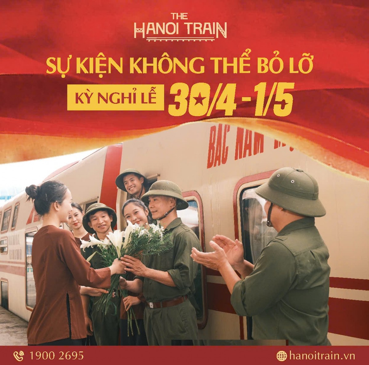 Tàu Hà Nội 5 cửa ô ra mắt Chuyến tàu đoàn viên