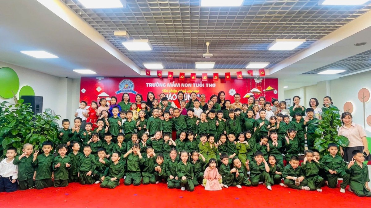 Trường Mầm non Tuổi Thơ và chuỗi hoạt động lan tỏa niềm tự hào dân tộc