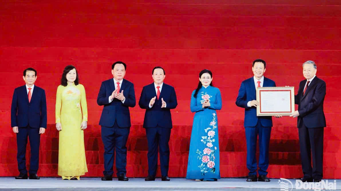 Tổng Bí thư, Chủ tịch nước Tô Lâm dự lễ công bố thành lập thành phố Đồng Nai