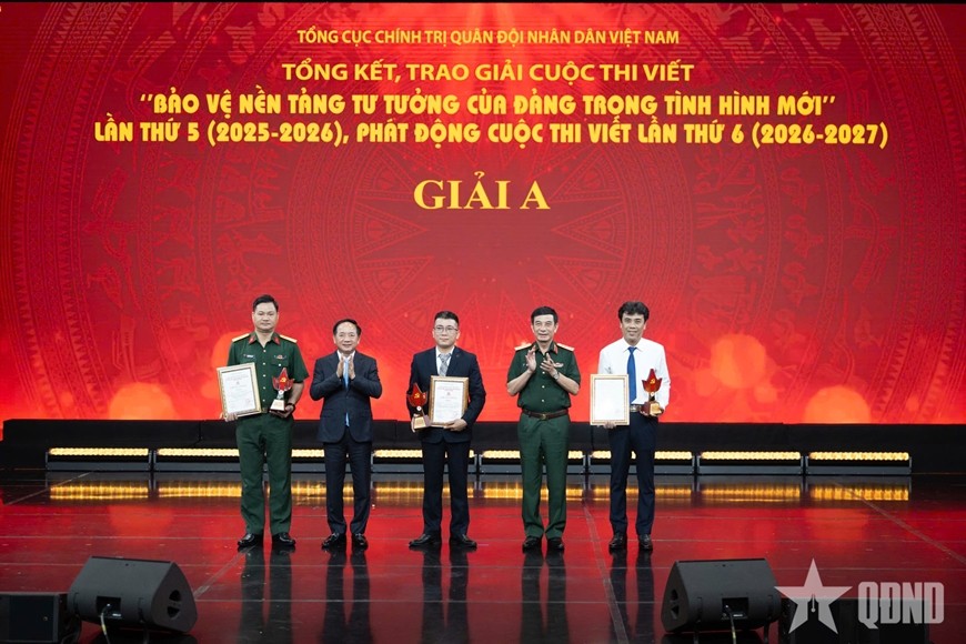 Trao giải và phát động Cuộc thi viết lần thứ 6 về “Bảo vệ nền tảng tư tưởng của Đảng trong tình hình mới”