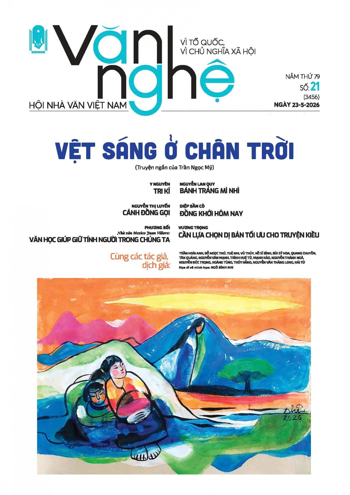 Mời độc giả đón đọc báo Văn nghệ số 21/2026