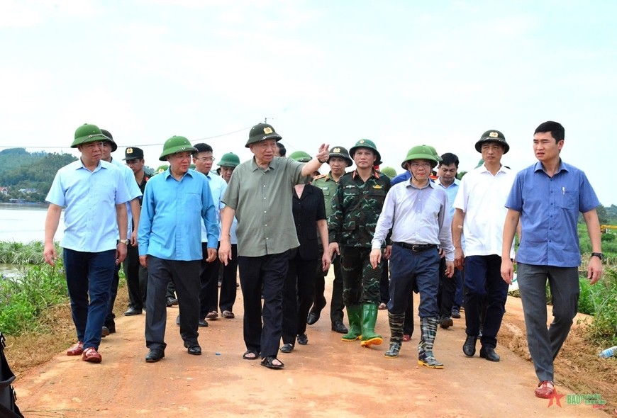 Thư của Tổng Bí thư, Chủ tịch nước Tô Lâm nhân kỷ niệm 80 năm Ngày truyền thống phòng, chống thiên tai