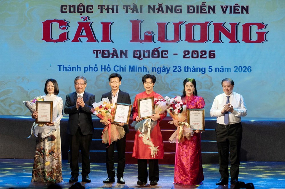 4 Huy chương Vàng được trao tại cuộc thi Tài năng diễn viên cải lương toàn quốc 2026