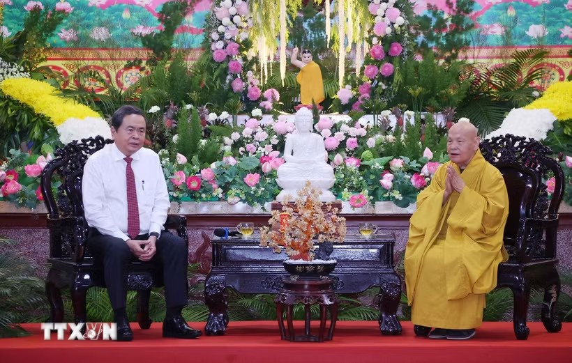 Lãnh đạo Đảng, Nhà nước chúc mừng Đại lễ Phật đản tại Thành phố Hồ Chí Minh
