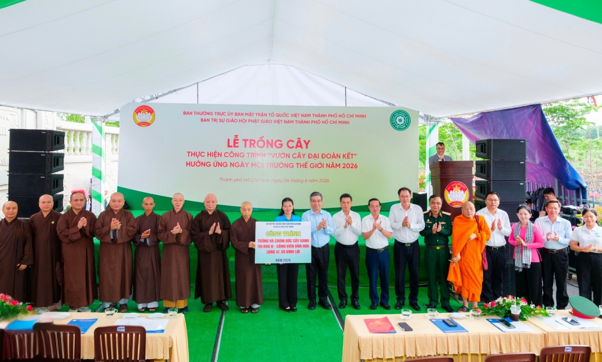 Thêm 600 cây xanh cho không gian đô thị Thành phố Hồ Chí Minh