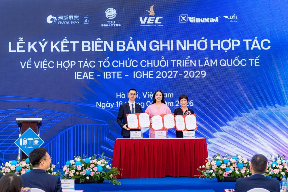 Vec hợp tác chiến lược với các đối tác hàng đầu, thúc đẩy chuỗi sự kiện triển lãm quốc tế tại Việt Nam