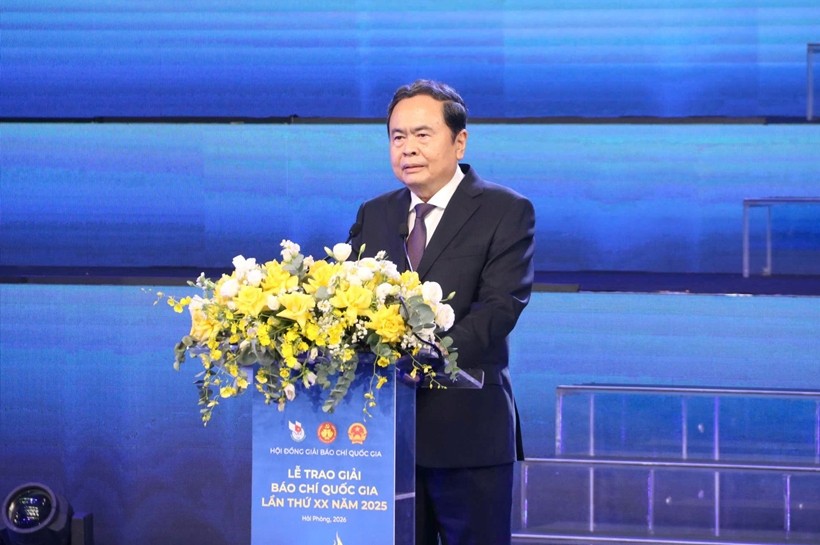 Toàn văn bài phát biểu của Chủ tịch Quốc hội Trần Thanh Mẫn tại Lễ Trao giải Giải Báo chí Quốc gia lần thứ XX