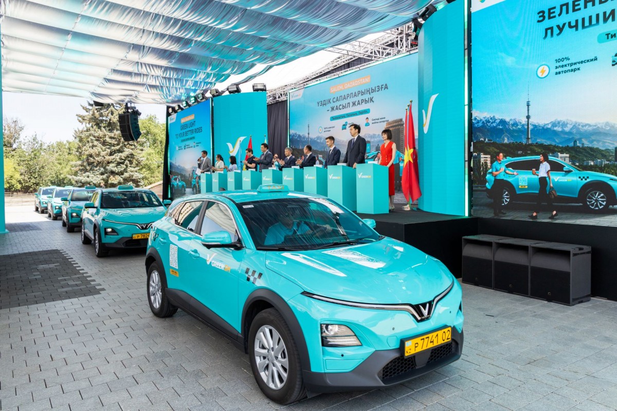 Green SM chính thức ra mắt dịch vụ gọi xe thuần điện tại Kazakhstan