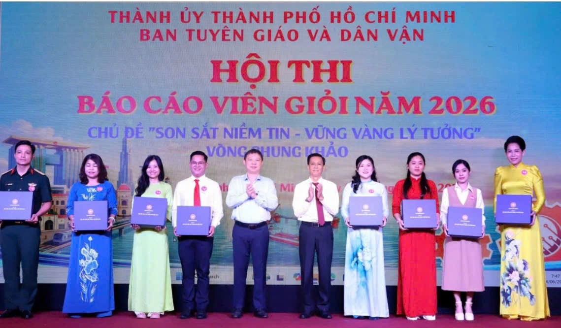 TP.Hồ Chí Minh: Chung kết Hội thi Báo cáo viên giỏi năm 2026