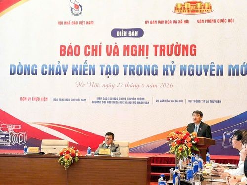 “Báo chí và Nghị trường: Dòng chảy kiến tạo trong kỷ nguyên mới”