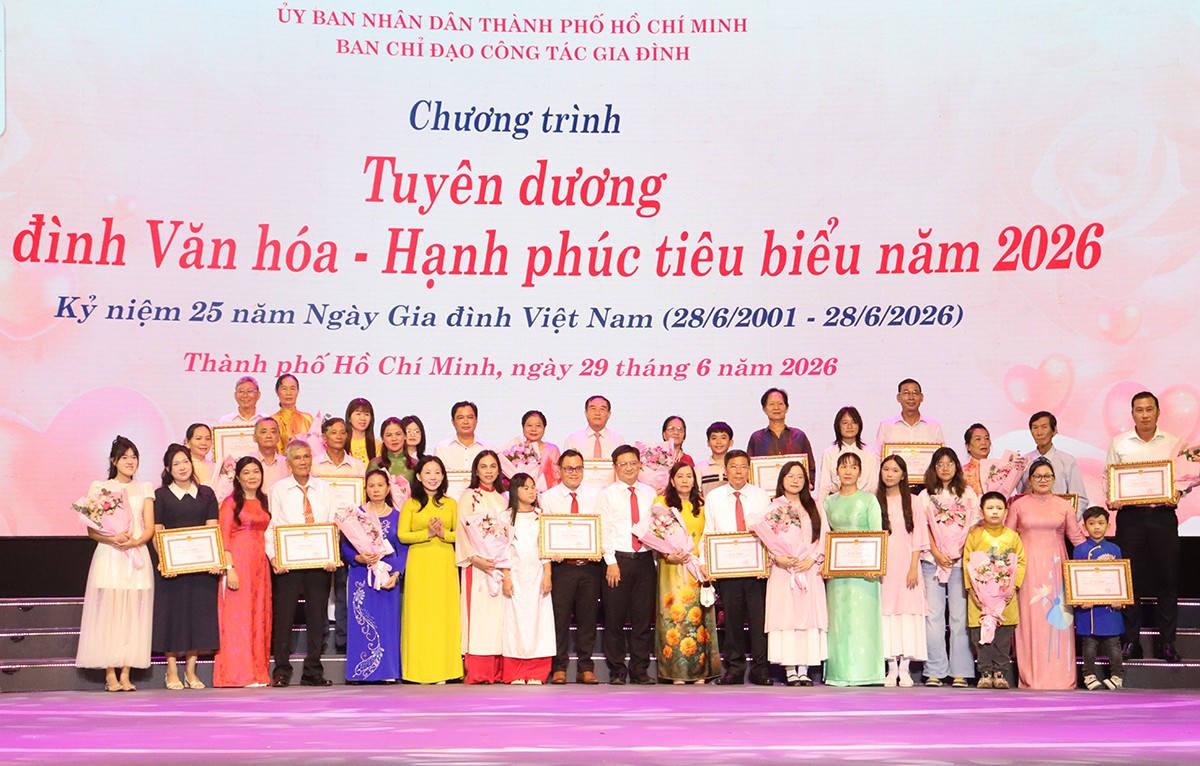 TP.HCM lan tỏa giá trị gia đình qua 104 điển hình tiêu biểu