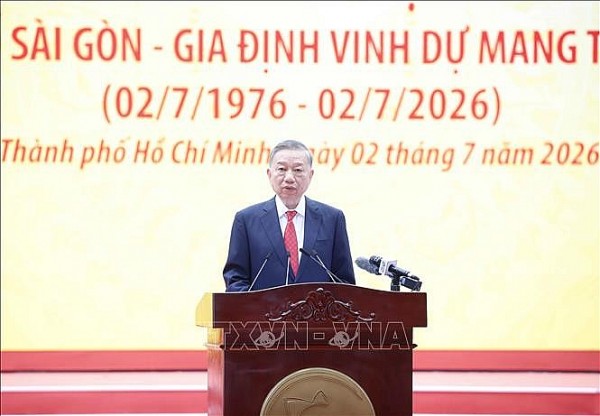 bai phat bieu cua tong bi thu chu tich nuoc to lam tai le ki niem 50 nam ngay tp sai gon gia dinh vinh du mang ten chu tich ho chi minh