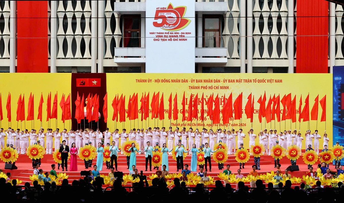 TP.HCM kỷ niệm 50 năm vinh dự mang tên Chủ tịch Hồ Chí Minh