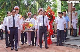 tp ho chi minh to chuc le trien khai tim kiem quy tap hai cot liet si tai cong vien le thi rieng
