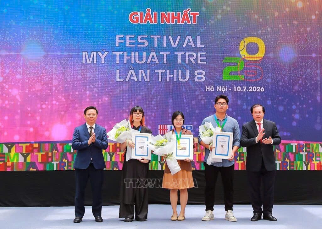 Festival Mỹ thuật trẻ lần thứ 8: Tôn vinh những gương mặt trẻ sáng tạo