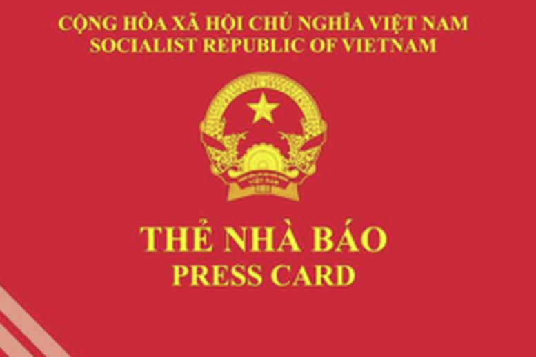 Quy định mới thủ tục cấp, đổi, cấp lại và thu hồi thẻ nhà báo