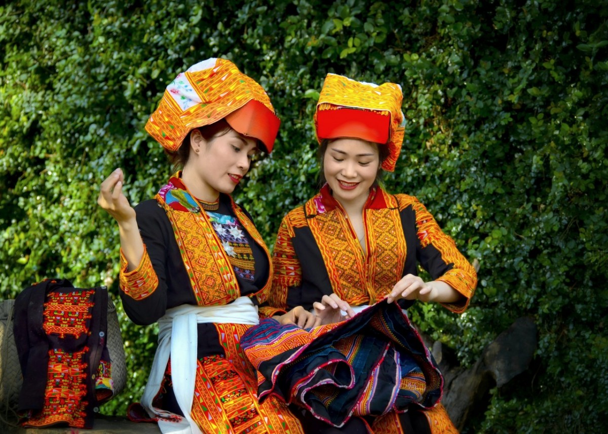 Sắc màu vùng cao Kinh Bắc. Ảnh: P.V