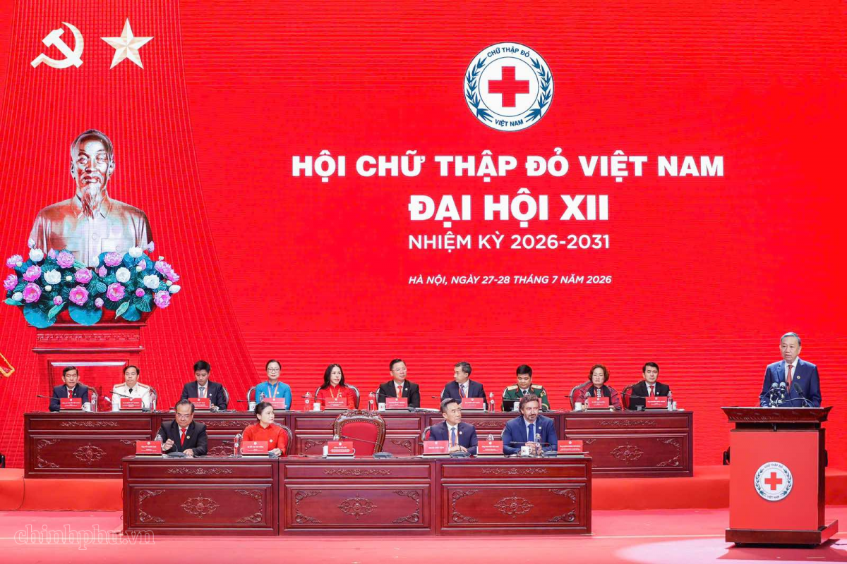 Khai mạc Đại hội đại biểu toàn quốc Hội Chữ thập đỏ Việt Nam lần thứ XII