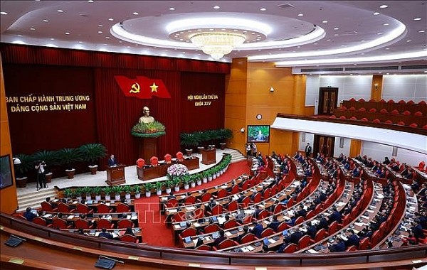 nghi quyet hoi nghi trung uong 3 khoa xiv ve xay dung xa hoi ky cuong an toan van minh hai hoa phat trien