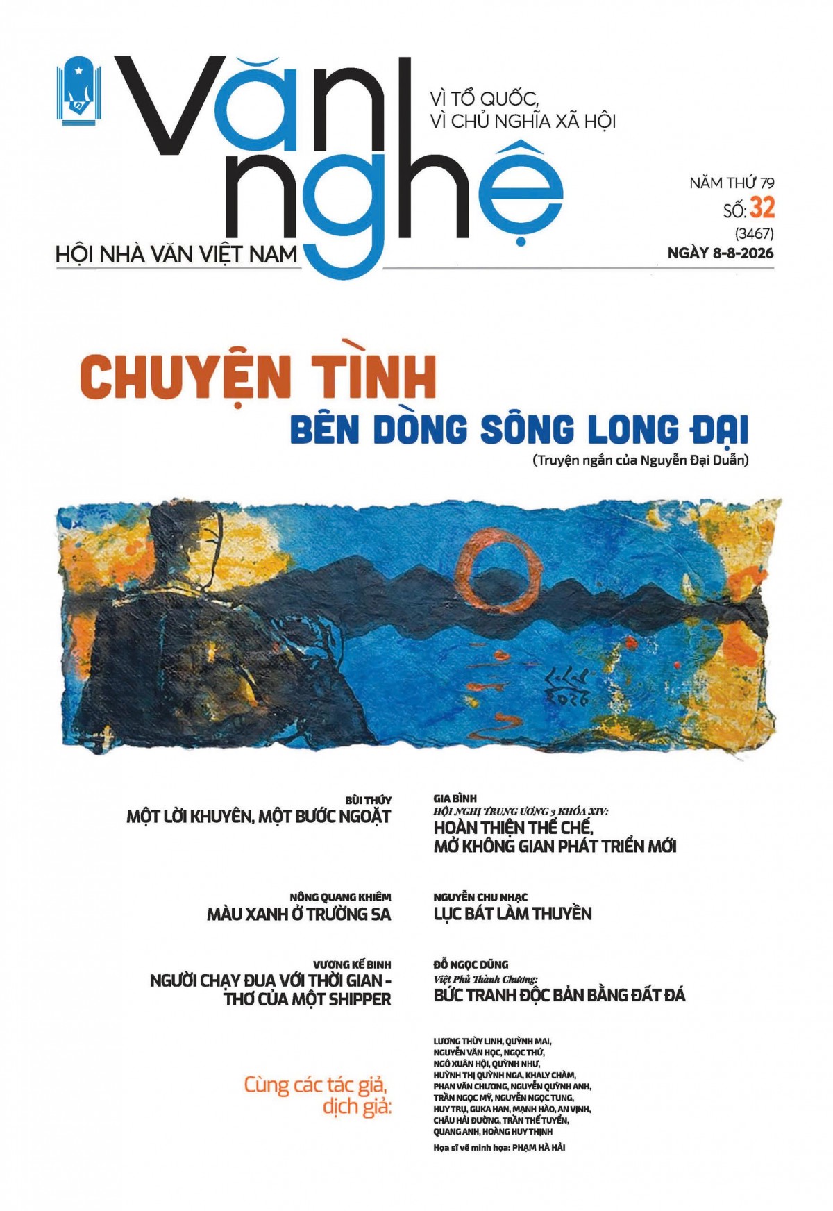 Mời độc giả đón đọc báo Văn nghệ số 32/2026