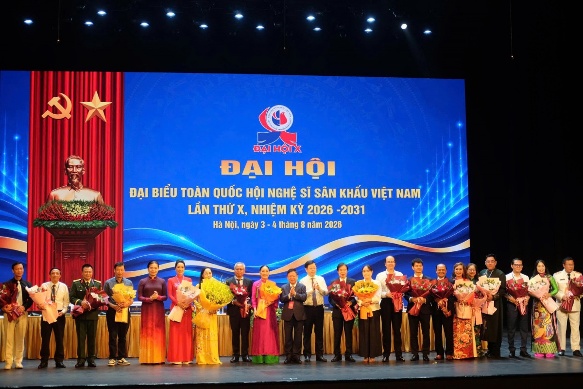 NSND Trịnh Thúy Mùi tiếp tục giữ cương vị Chủ tịch Hội Nghệ sĩ Sân khấu Việt Nam nhiệm kỳ 2026-2031