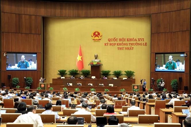 Thông cáo báo chí số 6, Kỳ họp không thường lệ thứ Nhất, Quốc hội khóa XVI