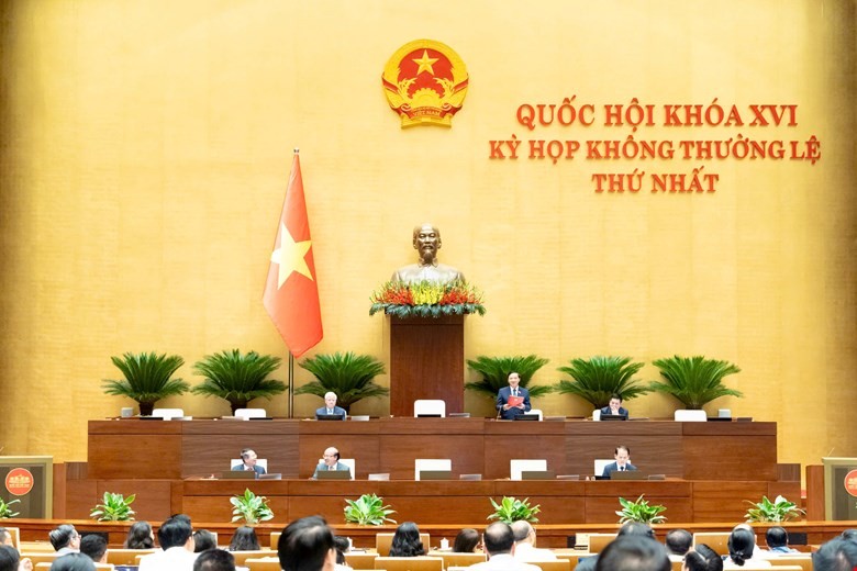 Thông cáo báo chí số 7, Kỳ họp không thường lệ thứ Nhất, Quốc hội Khóa XVI