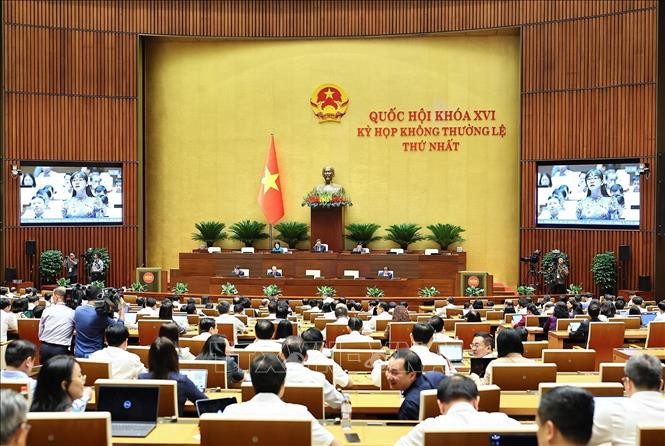 Thông cáo báo chí số 09 Kỳ họp không thường lệ thứ Nhất, Quốc hội khóa XVI