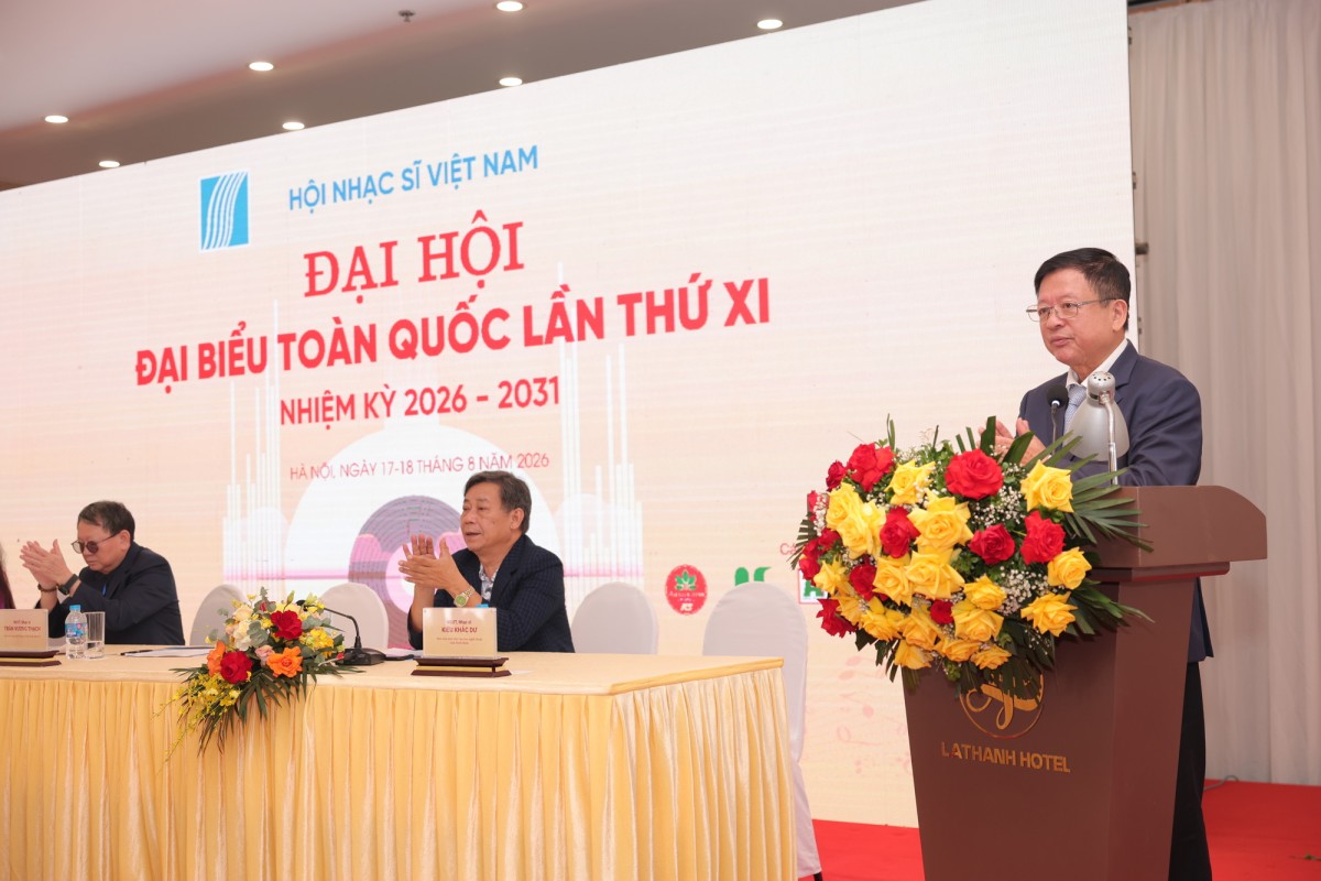 Thiếu tướng, nhạc sĩ Nguyễn Đức Trịnh đắc cử chức Chủ tịch Hội Nhạc sĩ Việt Nam