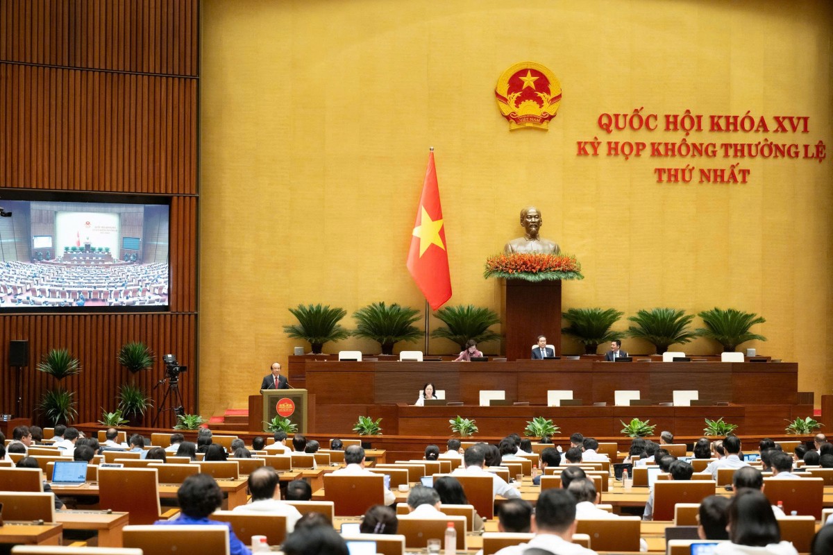 Thông cáo báo chí số 15, Kỳ họp không thường lệ thứ Nhất, Quốc hội Khóa XVI