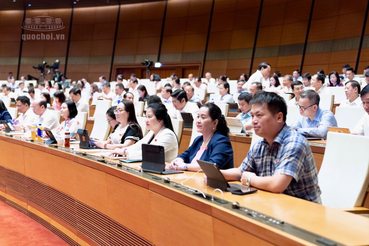 Nhiều dự án luật, nghị quyết được xem xét và thảo luận ở Tổ trong ngày làm việc thứ hai