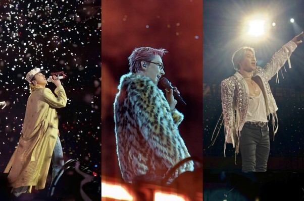 3 thành viên BIGBANG với đêm diễn đầu tiên tại Việt Nam trong chuỗi BIGBANG 2026–2027 WORLD TOUR < XX : COSMOS >. (Ảnh: Hà Lê)
