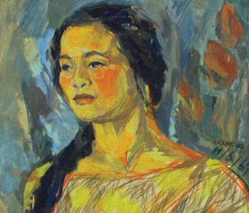 trien lam tranh tuong chan dung le ngoc bich