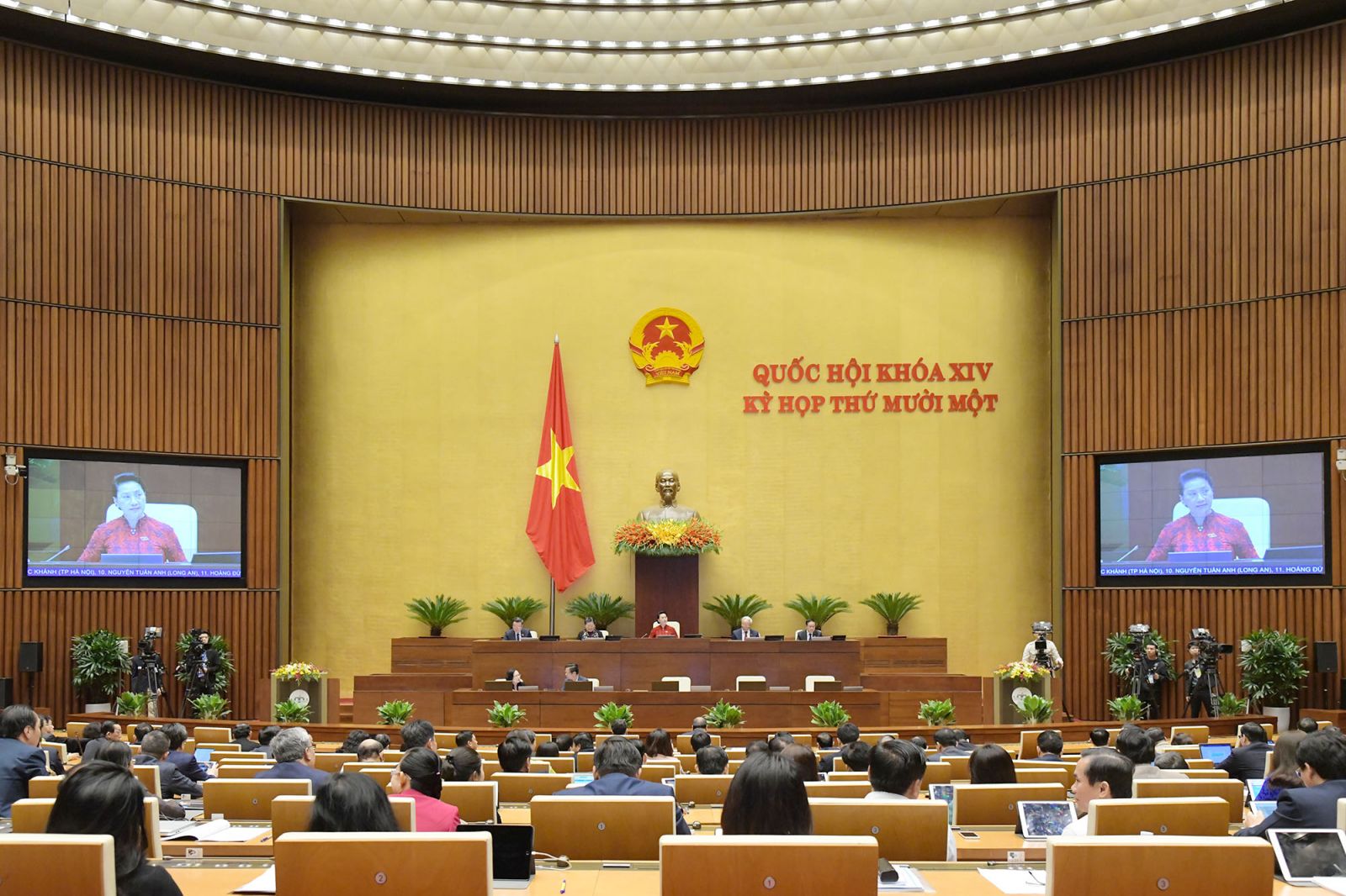 Tuần làm việc thứ 2 kỳ họp thứ Mười một, Quốc hội khóa XIV: Xem xét, quyết đinh nhân sự Nhà nước