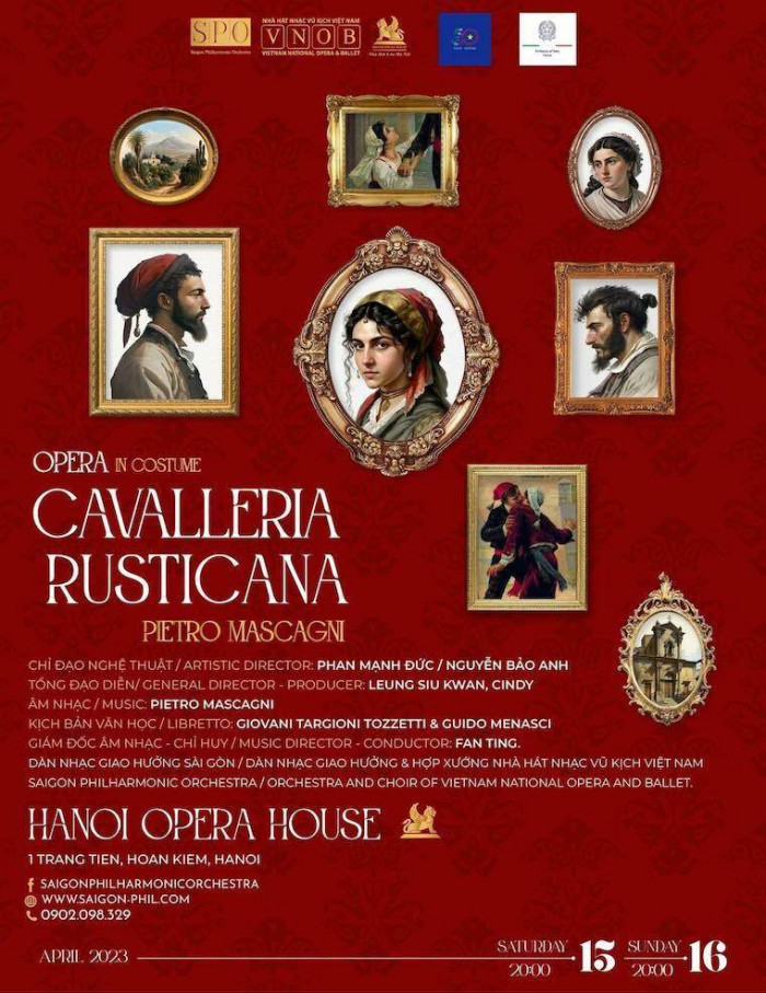 Vở opera kinh điển “Cavalleria Rusticana” lên sân khấu Nhà hát Lớn Hà Nội