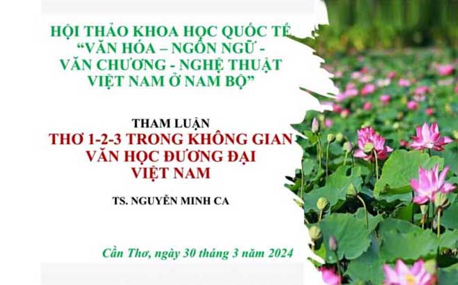 Thơ 1-2-3 trong không gian văn học đương đại Việt Nam