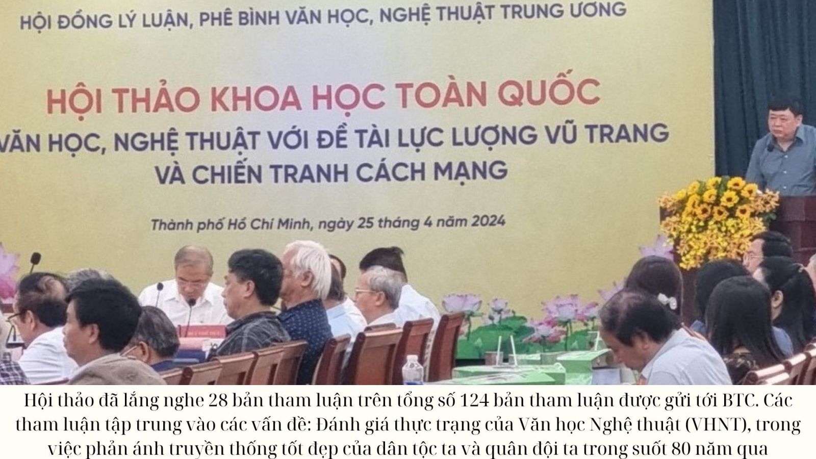 Văn học nghệ thuật với đề tài lực lượng vũ trang và chiến tranh cách mạng