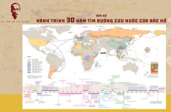 ra mat ban do hanh trinh 30 nam tim duong cuu nuoc cua bac ho