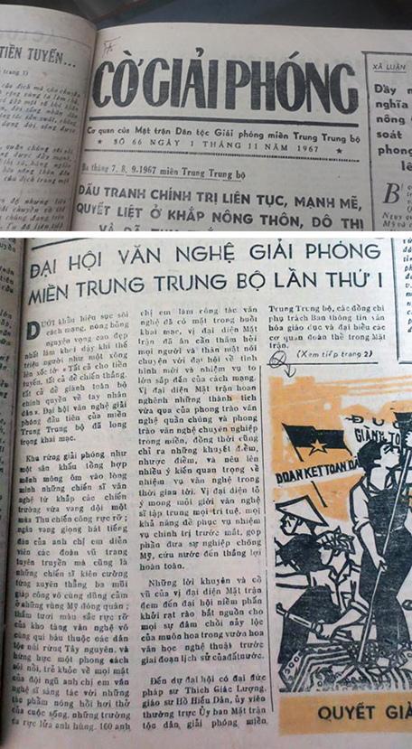 Đừng xóa ký ức về Hội Văn nghệ giải phóng!